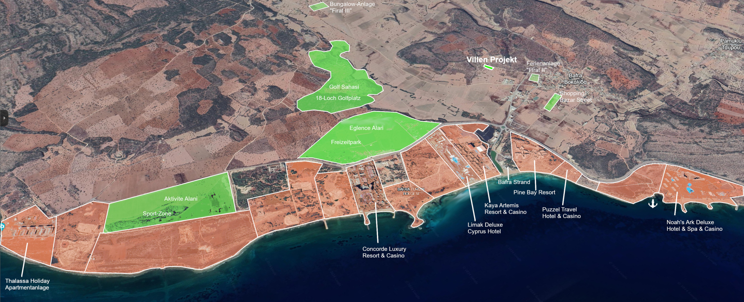 Nordzypern Kuzey Kibris Deniz Daire Villa kaufen Meer Bafra Vokolida